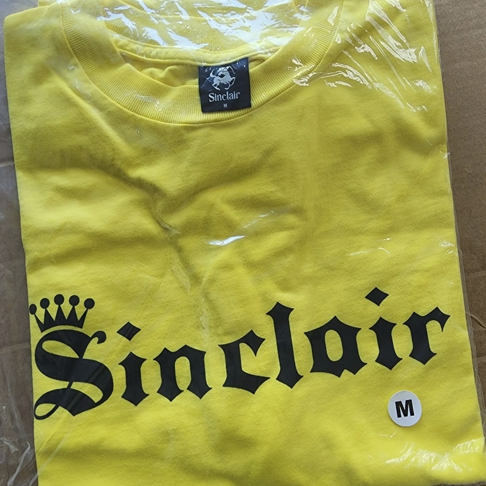 Sinclair Yellow Graphic Tee for Men